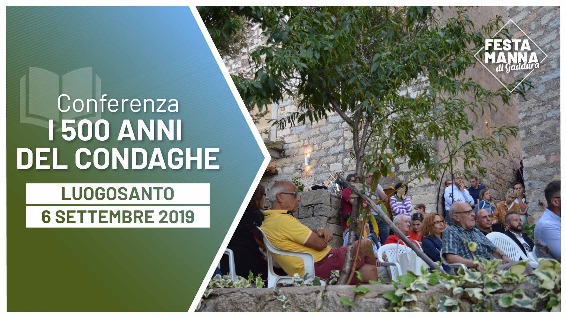 1519-2019: 500 anni del Condaghe di Luogosanto, conferenza con Graziano Fois, Mauro Maxia e Fabio Pinna | Festa Manna di Gaddura 2019