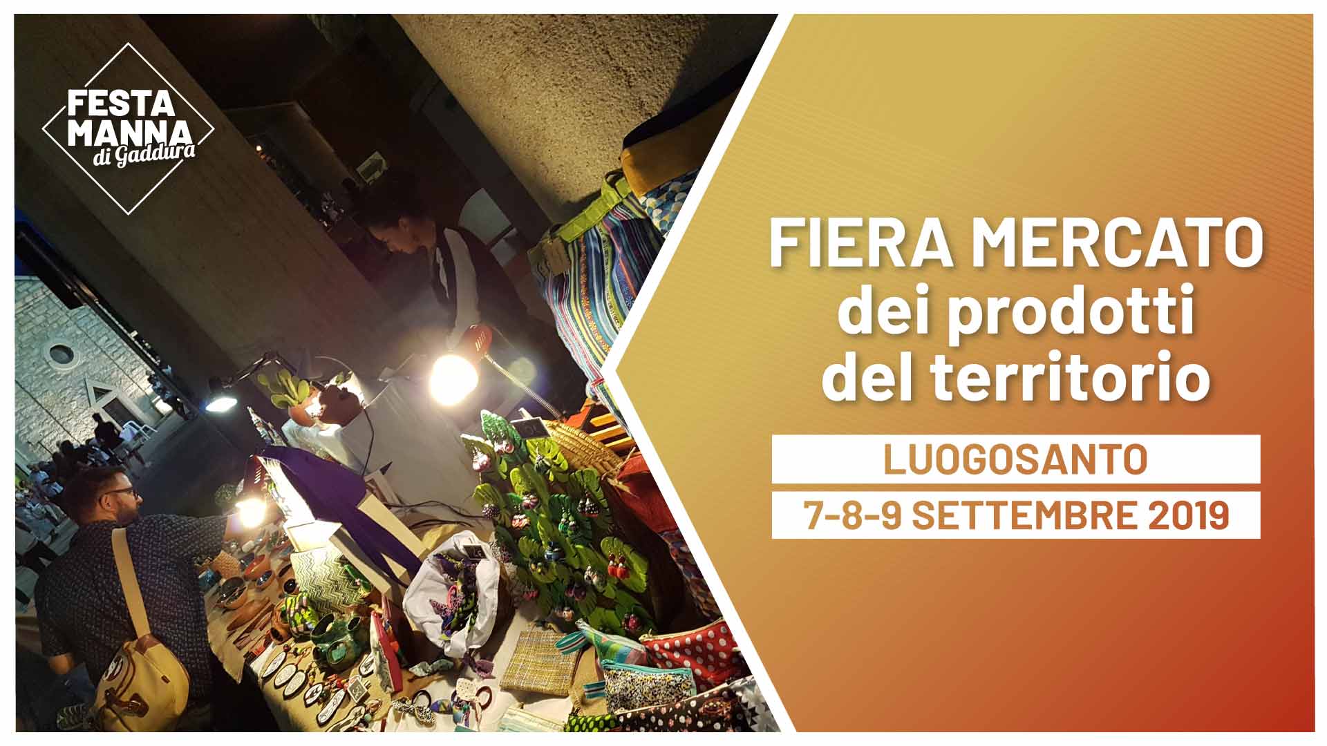 Fiera mercato dei prodotti agricoli e artigianali | Festa Manna di Gaddura 2019