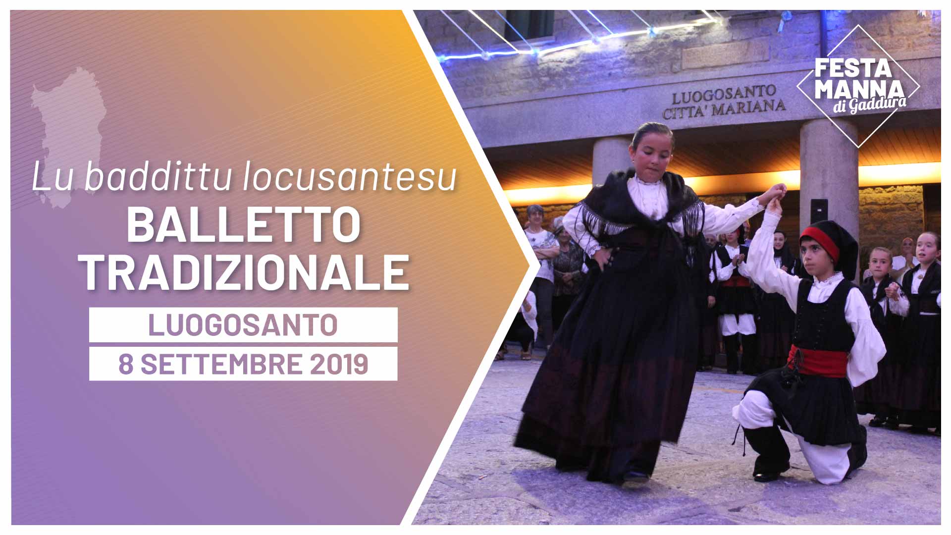 Lu baddittu locusantesu, balletto tradizionale | Festa Manna di Gaddura 2019