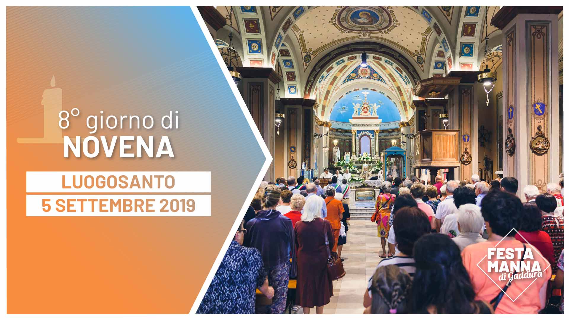 Ottavo giorno della novena | Festa Manna di Gaddura 2019